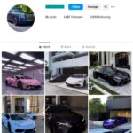1K Lamborghini Cars Instagram Account for sale