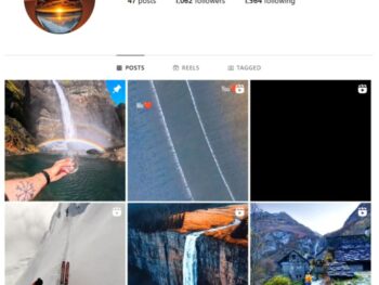 1K Travel Destinations Instagram Account for sale