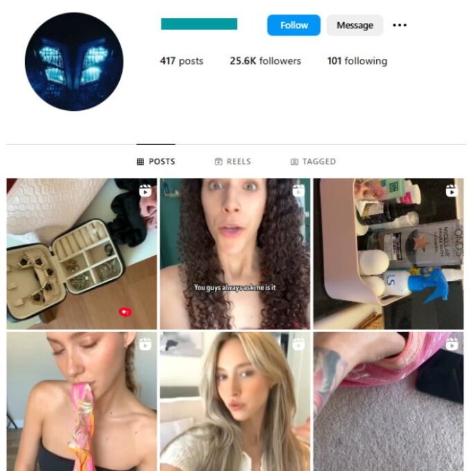 25K Girls Models Instagram Account for sale