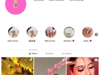 2K Beauty Makeup Instagram Account for sale