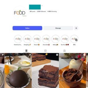 2K Fast Food Instagram Account for Sale