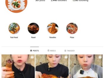 2K Food Mukbang Instagram Account for sale