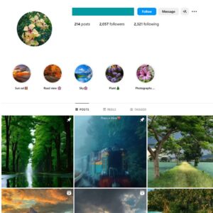 2K Nature Photography Instagram Account for Sale