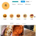 4K Food Nutrition Instagram Account for sale