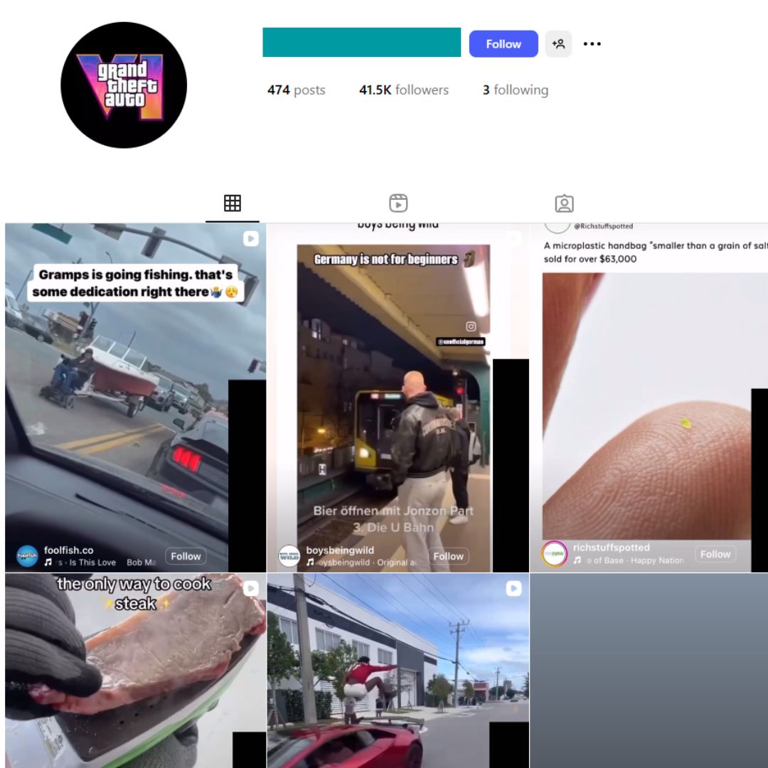 40K Entertainment Viral Instagram Account for Sale 40K Entertainment Viral Instagram Account