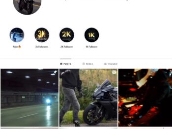 8K Motorcycle Bikes Instagram Account for Sale