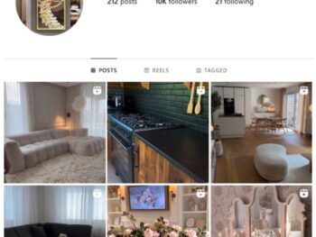 10K Interior Home Decor Instagram Account for sale