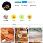 1K Food Nutrition Instagram Account for sale