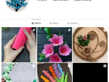 1K Papercraft DIY Instagram Account for sale