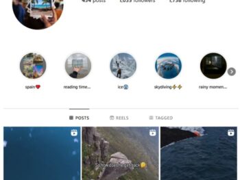 1K Travel Nature Instagram Account for sale