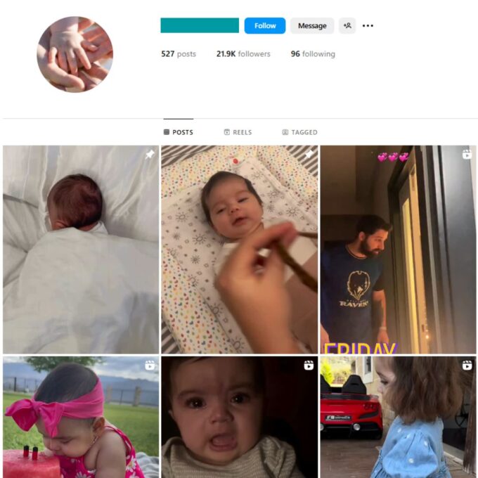 20K Baby Parenting Instagram Account for Sale