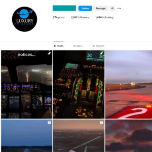 2K Aviation Simulator Instagram Account for Sale