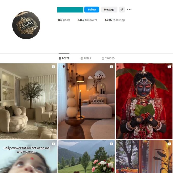 2K Beauty Accessories Instagram Account for Sale