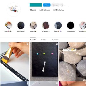 2K Canvas Paintings Instagram Account for Sale