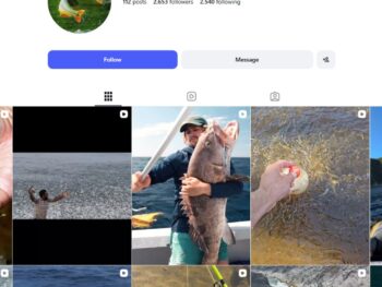 2K Fishing Sea life Instagram Account for Sale