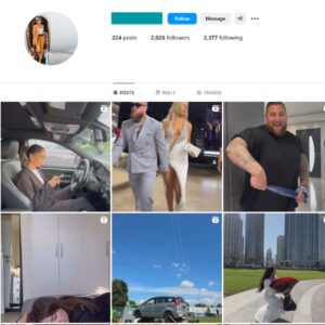 2K Luxury Cars Lifestyle Instagram Account for Sale
