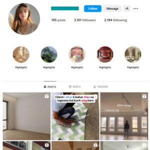 3K Mansion Interior Decor Instagram Account for sale