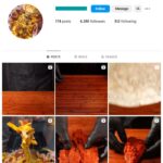 6K Food ASMR Instagram Account for sale