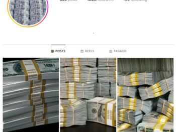 10K Cash Money Instagram Account for sale
