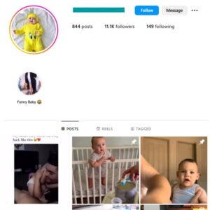 11K Kids Parenting Instagram Account for sale
