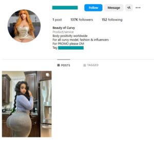 130K Girls Babes Instagram Account for sale