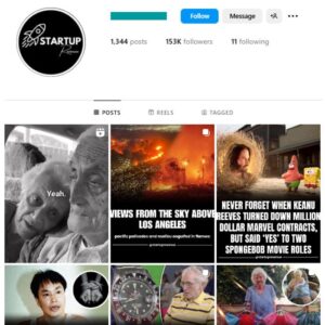 150K News Entertainment Instagram Account for sale