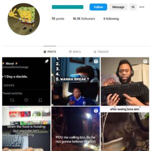 15K Entertainment Viral Instagram Account for sale