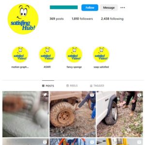 1K Satisfying Machinery Instagram Account for sale