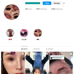 1K Skincare Makeup Instagram Account for sale