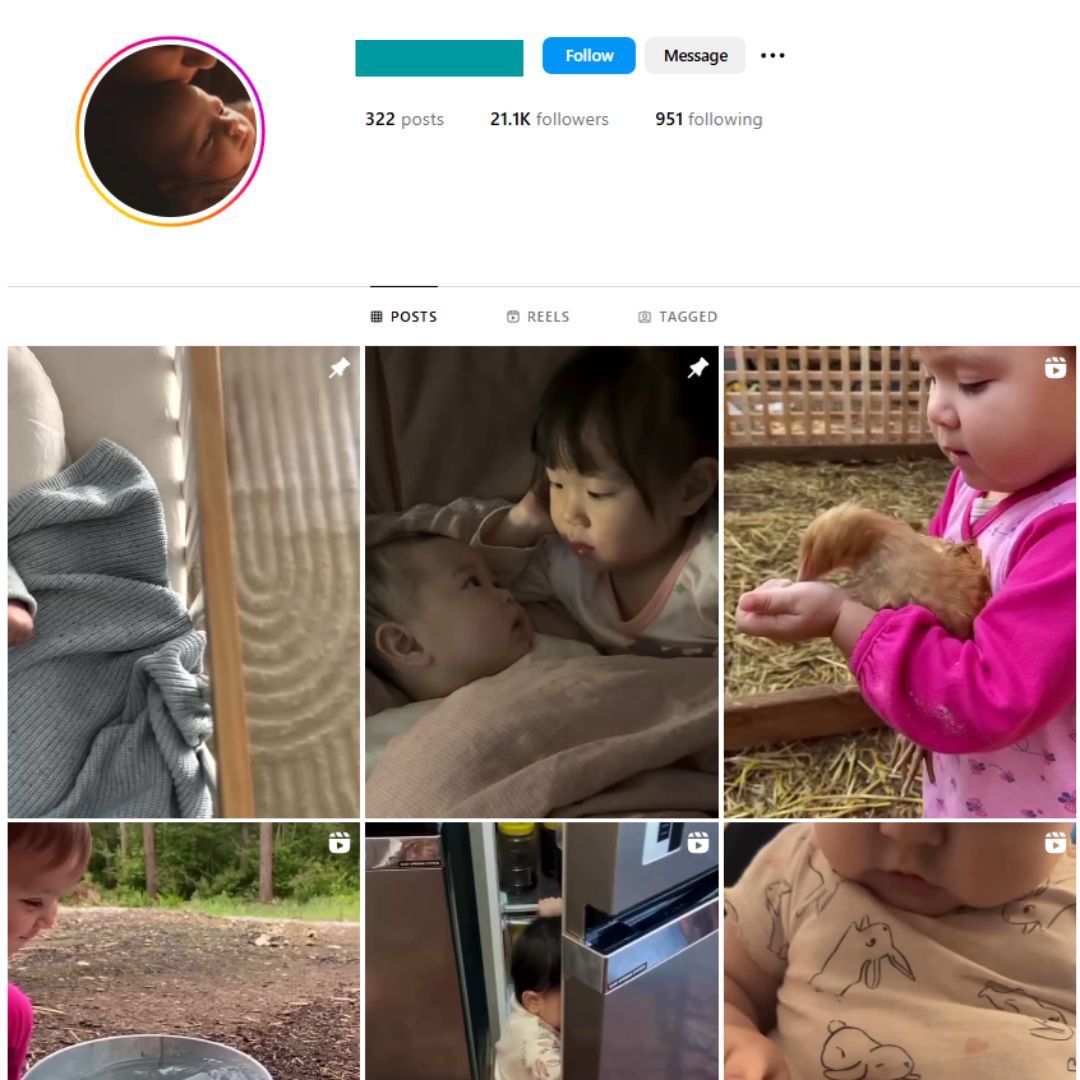 20K Baby Parenting Instagram Account for Sale