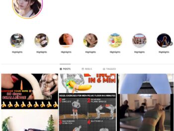 25K Workout Gym Instagram Account for Sale