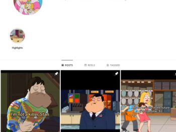 2K American Dad Memes Instagram Account for Sale