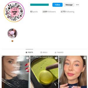 2K Makeup Beauty Instagram Account for sale