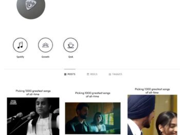 30K Songs Music Instagram Account