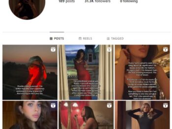 30K Women's Luxury Motivation Instagram Account for sale