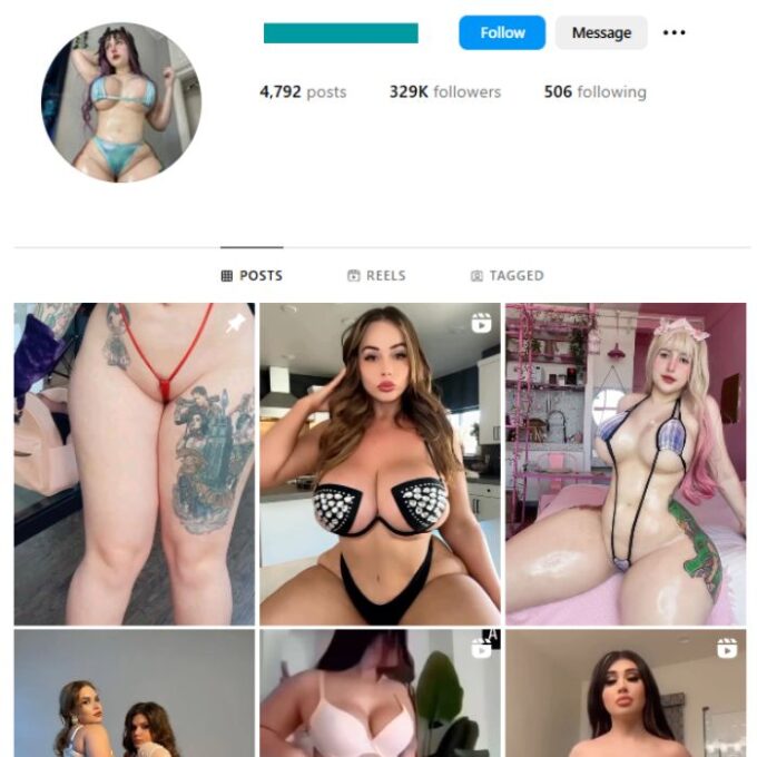 320K Babes Models Instagram Account for sale