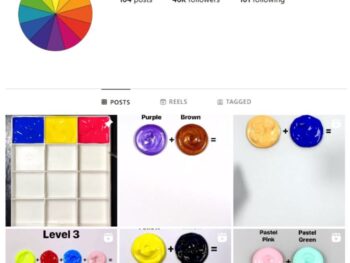 45K Art Colors Instagram Account for sale