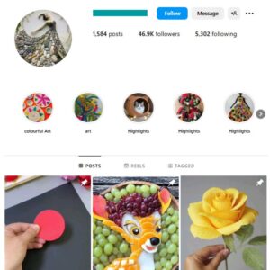 45K Handicraft DIY Instagram Account for sale