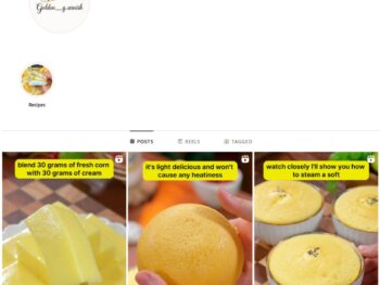 55K Food Cooking Instagram Account for Sale