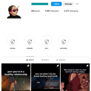 5K Memes FYP Instagram Account for sale