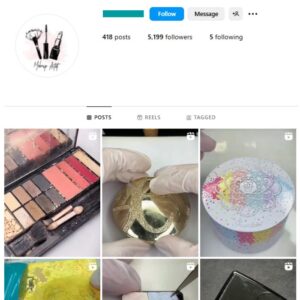 5K Women's Makeup Instagram Account for sale