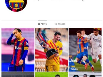 6K Football Barcelona Instagram Account for sale
