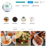 6K Healthy Food Instagram Account for sale