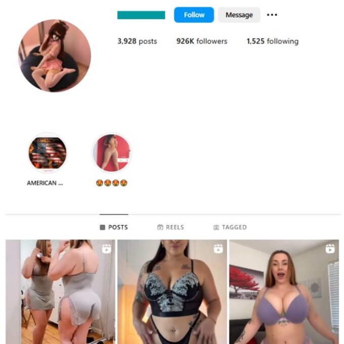 920K Models Babes Instagram Account for sale