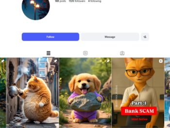 110K AI Cats Animals Instagram Account for Sale