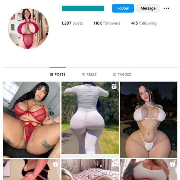 110K Girls Models Instagram Account for sale