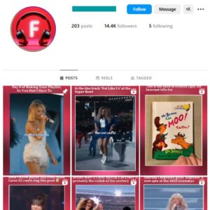 14K Dance Music Instagram Account for sale