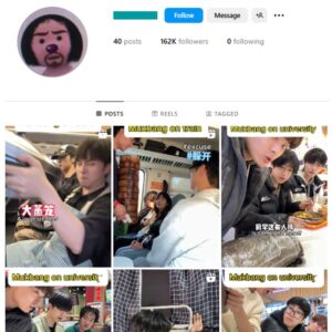 160K Food Vlog Instagram Account for sale