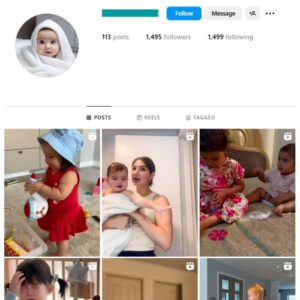 1K Baby Parenting Instagram Account for sale