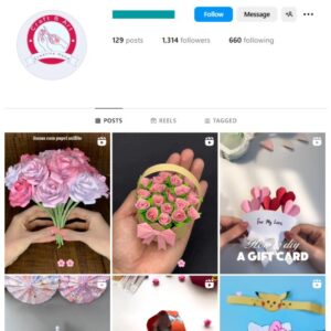 1K Creative DIY Instagram Account for sale